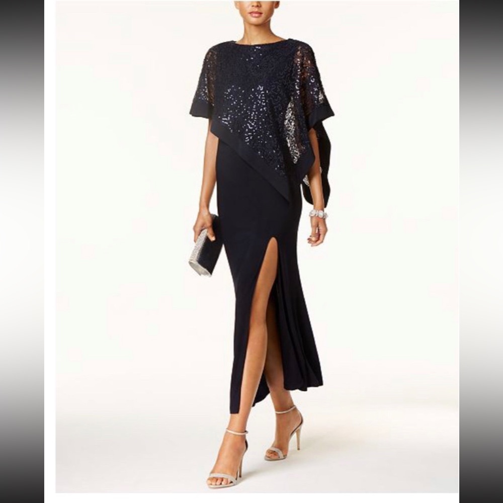 SOLD R&M Richards Navy Blue Dress